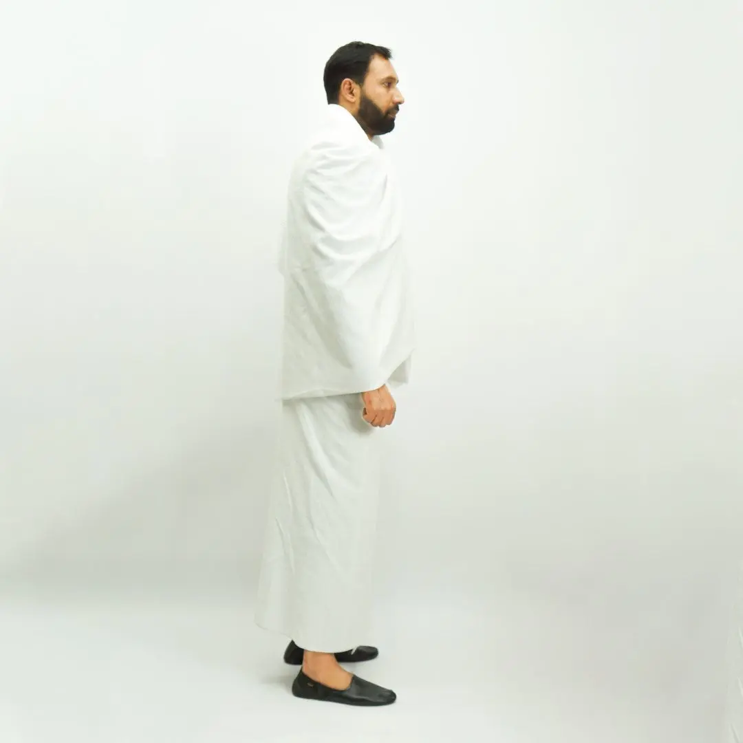 12x Adult Large Ihram Super Soft Microfiber Material 2pcs Set - Image 3