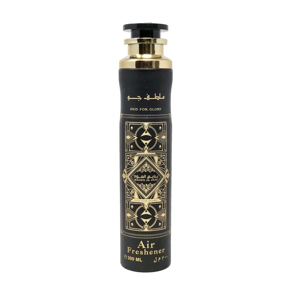 12x Badee Al Oud-Oud for Glory Air Freshener 300ml Lattafa