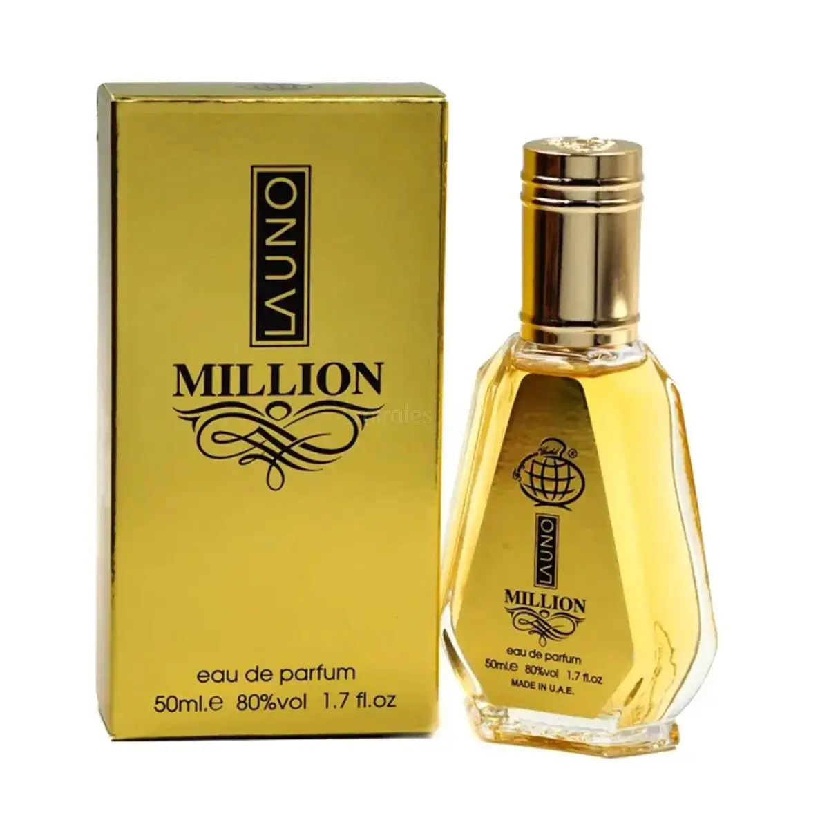 12x La Uno Million Eau De Parfum 50ml Fragrance World