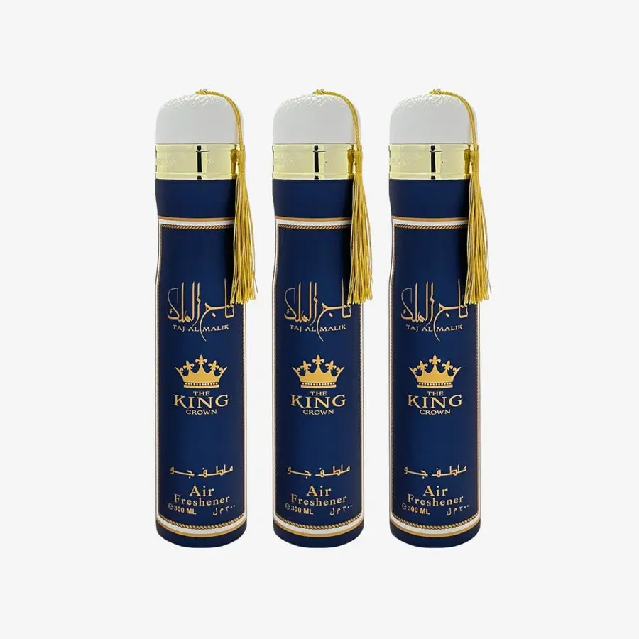 12x Taj Al Malik Air Freshener 300ml Ard Al Zaafaran