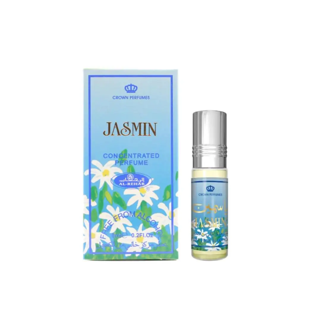 6x Jasmin Perfume Oil 6ml Al Rehab