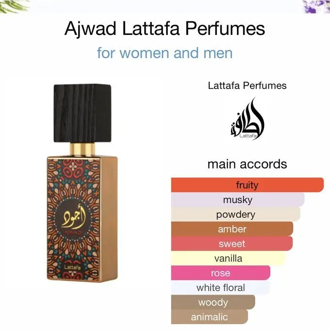 Ajwad Eau De Parfum 60ml Lattafa - Image 3
