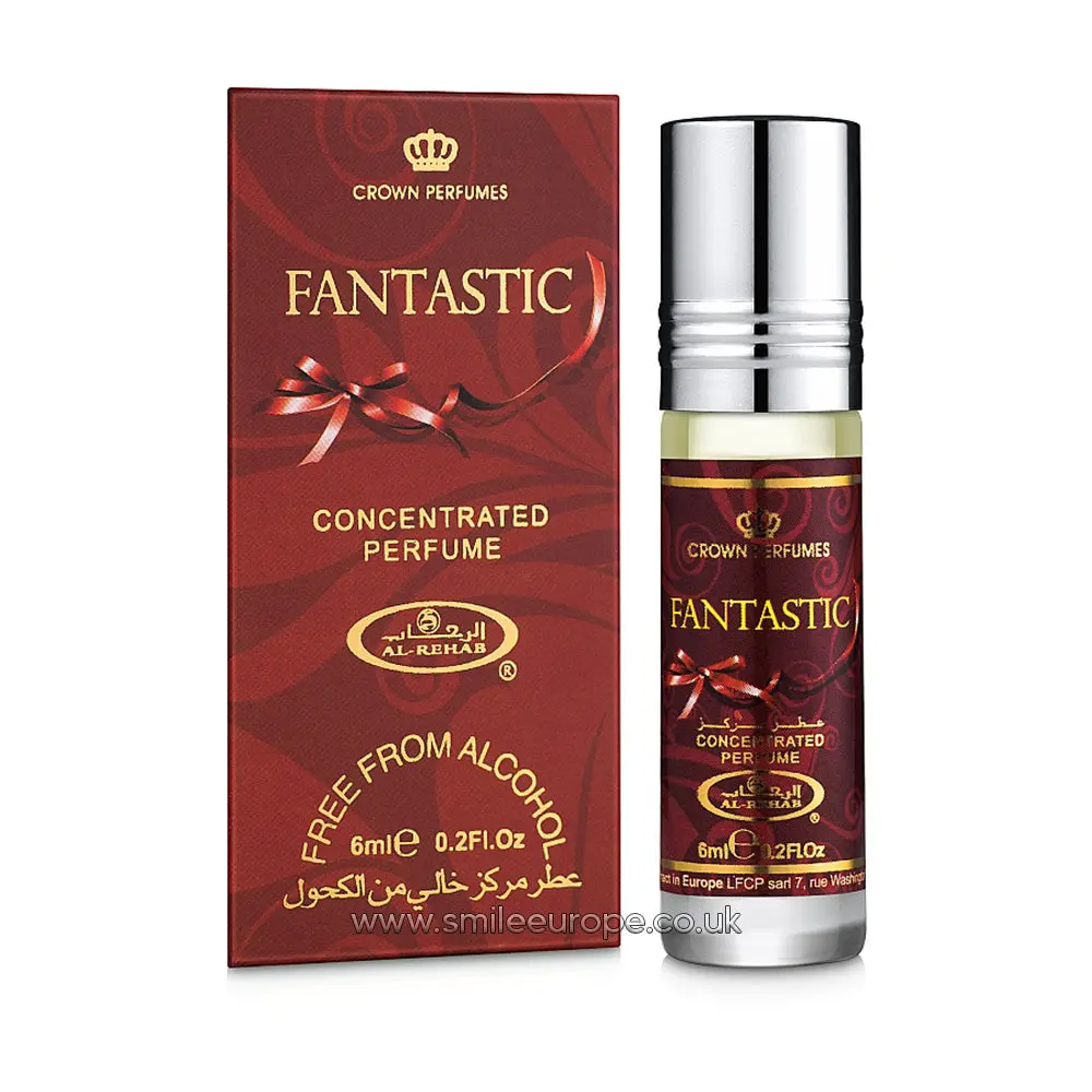 6x Fantastic Perfume Oil 6ml Al Rehab
