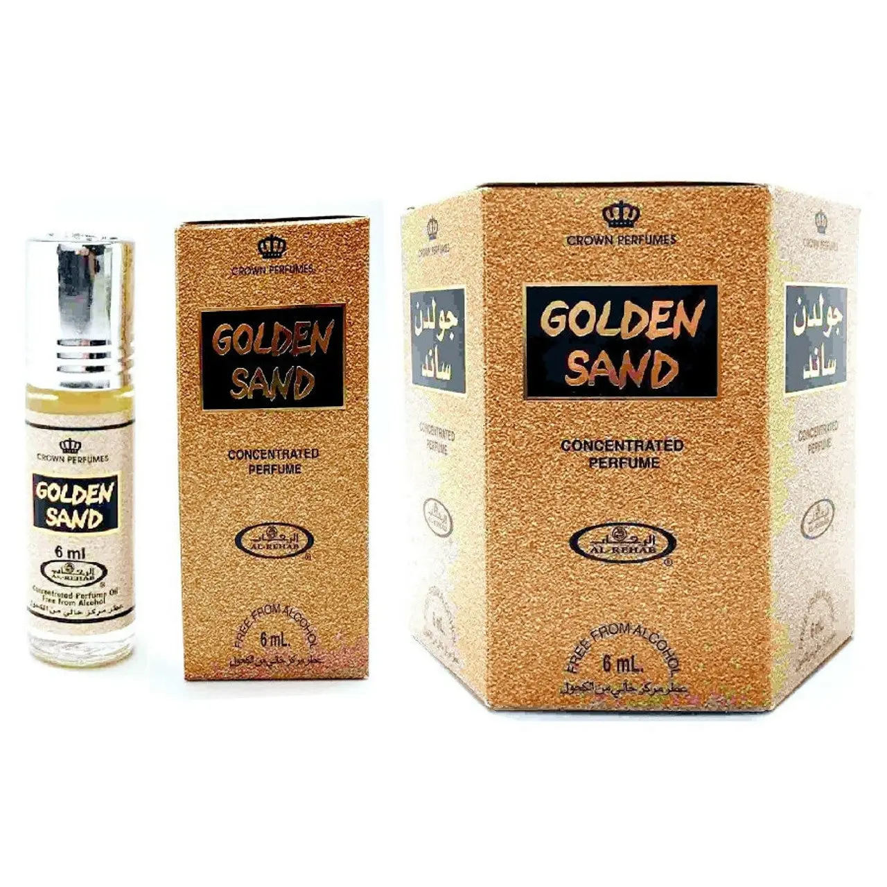 Golden Sand Perfume Oil 6ml X 6 By Al Rehab - Image 2
