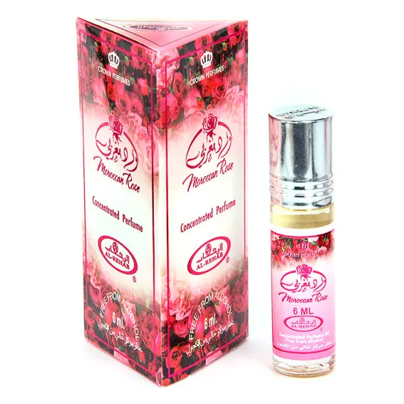 Moroccan Rose Perfume Oil 6ml X 6 By Al Rehab