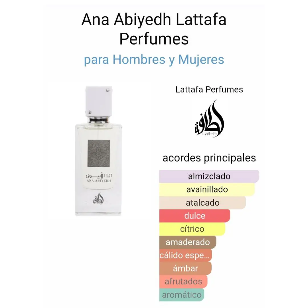 Ana Abiyedh 60ml Eau De Perfume Lattafa - Image 2