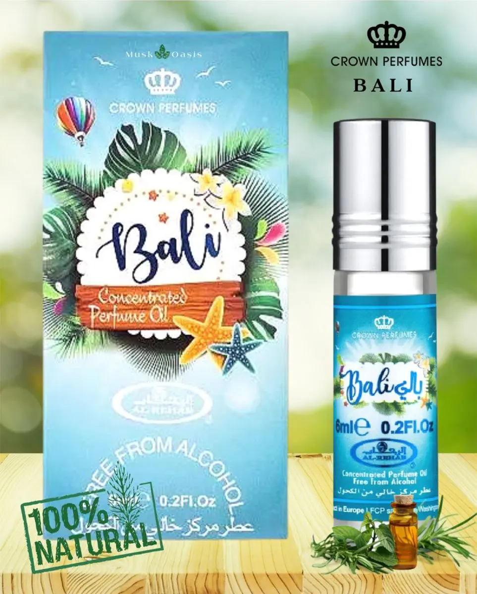 6x Bali Perfume Oil 6ml Al Rehab - Image 2