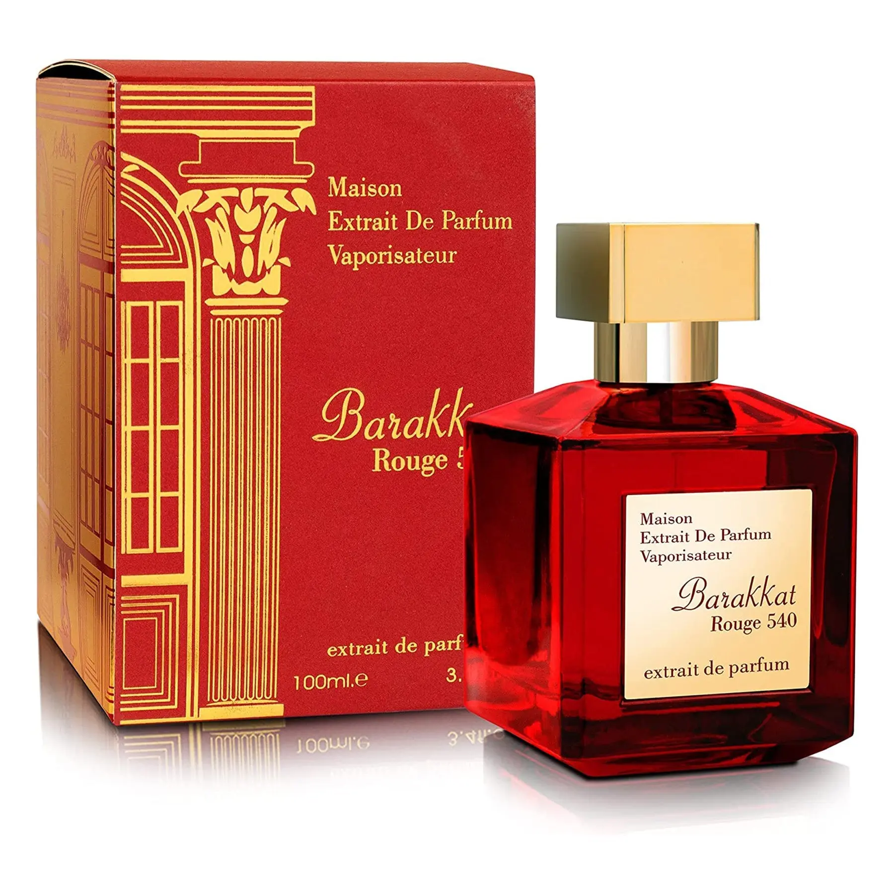 Barakkat Rouge 540 Maison Extrait de Parfum 100ml Fragrance World - Image 4