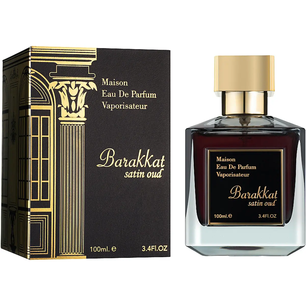 Barakkat Satin Oud Maison Eau de Parfum 100ml Fragrance World - Image 2