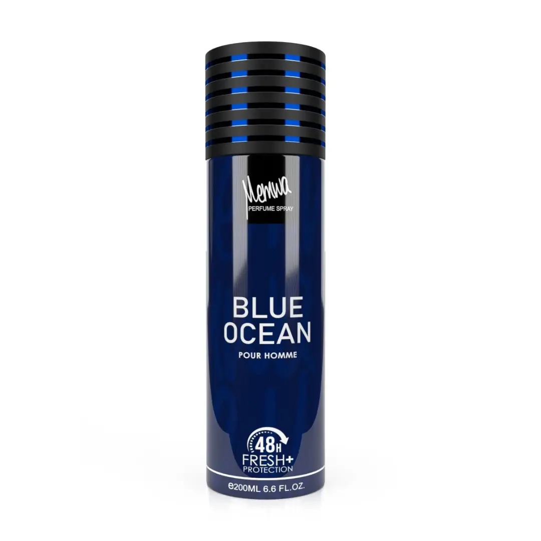Blue Ocean 6x Deodorant Body Spray 200ml Memwa by Gulf Orchid