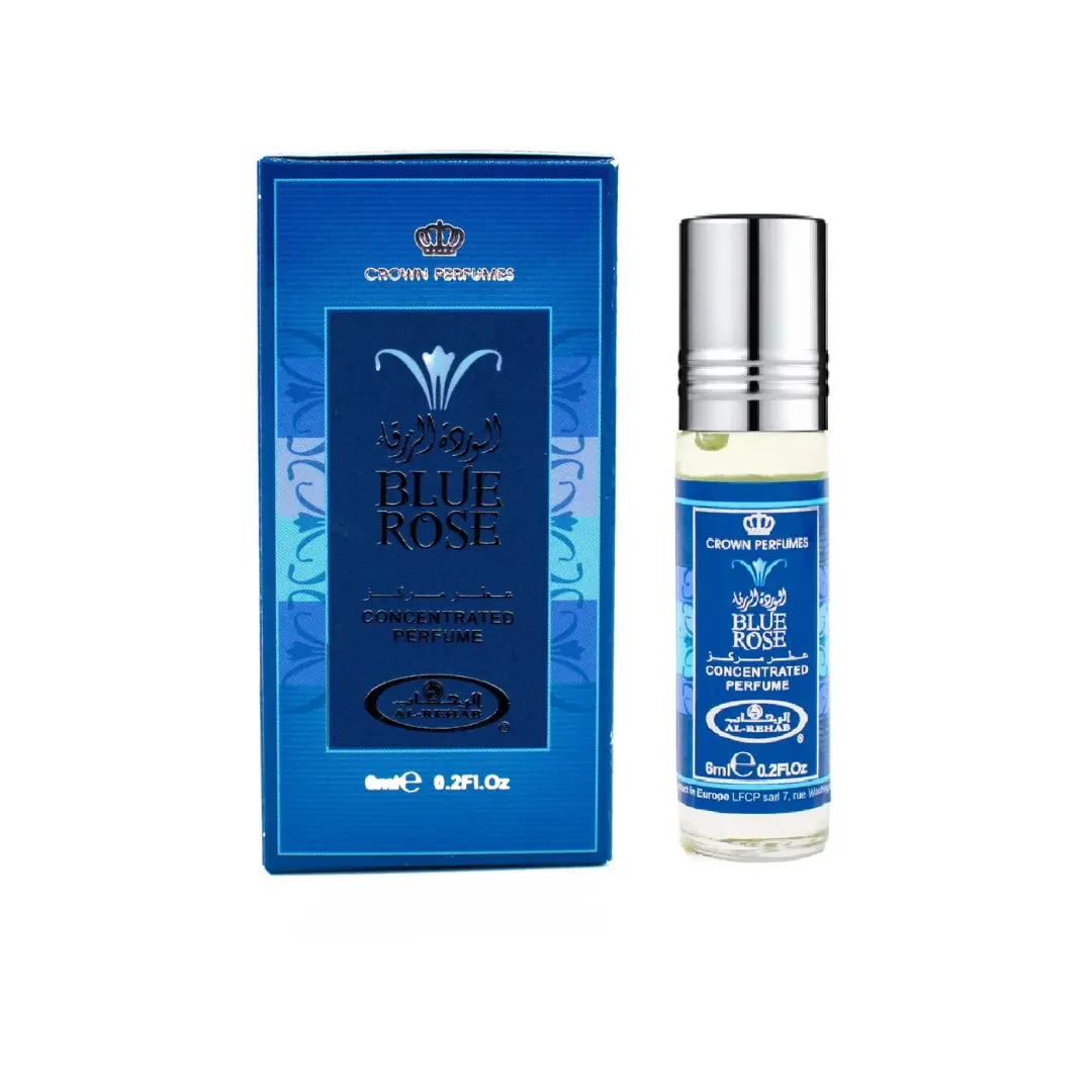 Blue Rose Perfume Oil 6ml Al Rehab 6x