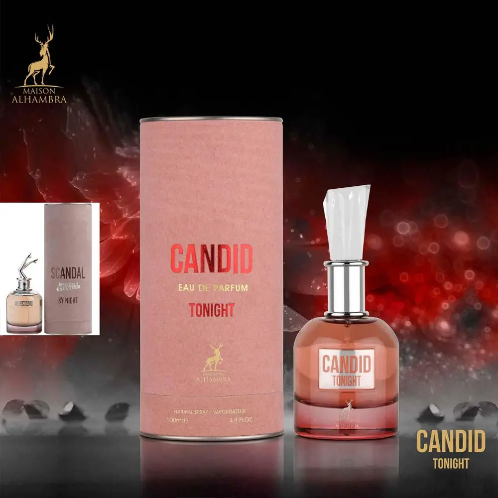 Candid Tonight Femme Eau De Parfum 100ml Lattafa Alhambra - Image 2