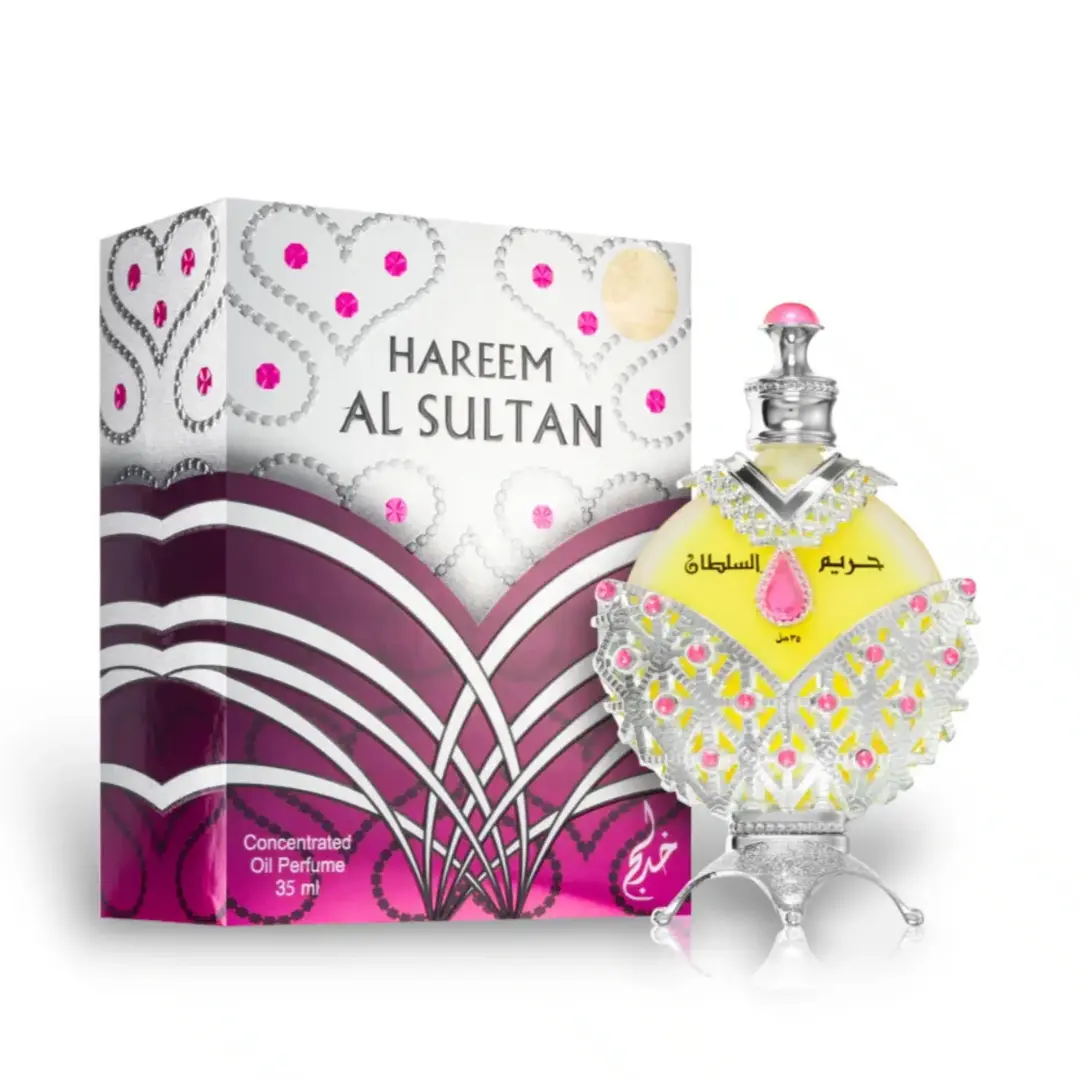 Hareem Al Sultan Silver Concentrated Oil 35ml Khadlaj