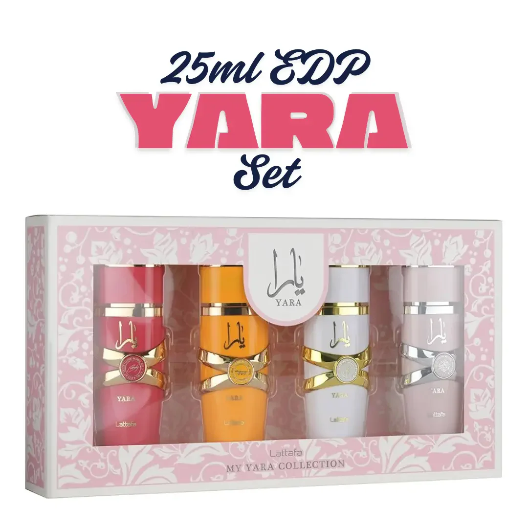 Lattafa My Yara Collection 25ml 4 Pieces Set - Image 3