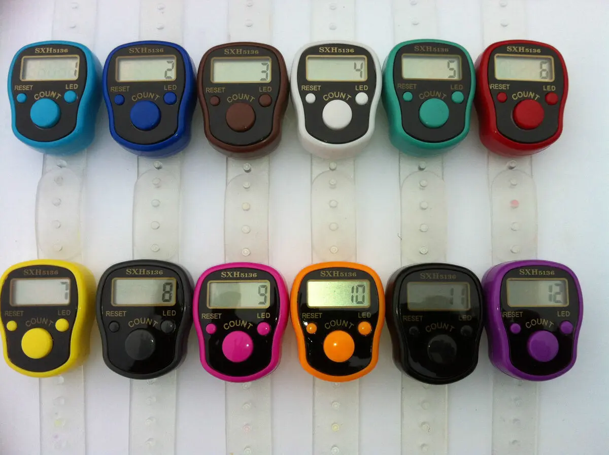 Led Finger Counter Digital Tasbeeh (Misbaha) x 12 - Image 5