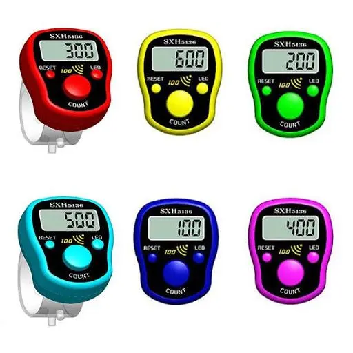 Led Finger Counter Digital Tasbeeh (Misbaha) x 12 - Image 6