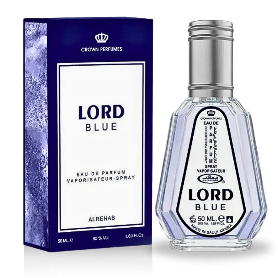 Lord Blue 50ml Perfume Spray Al Rehab 12x