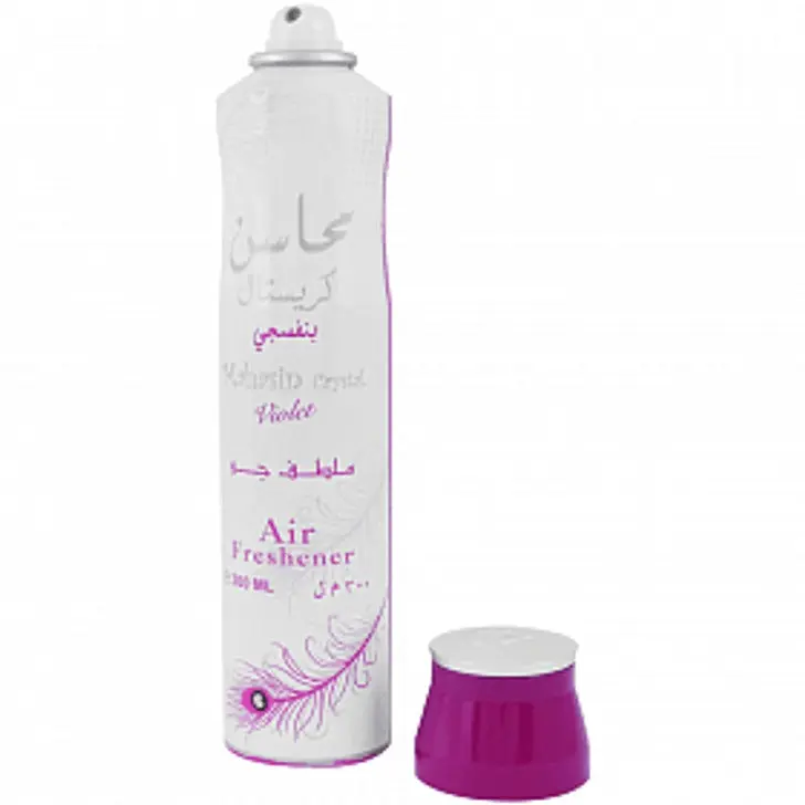 12x Mahasin Crystal Violet Air Freshener 300ml Ard al Zaafaran - Image 2