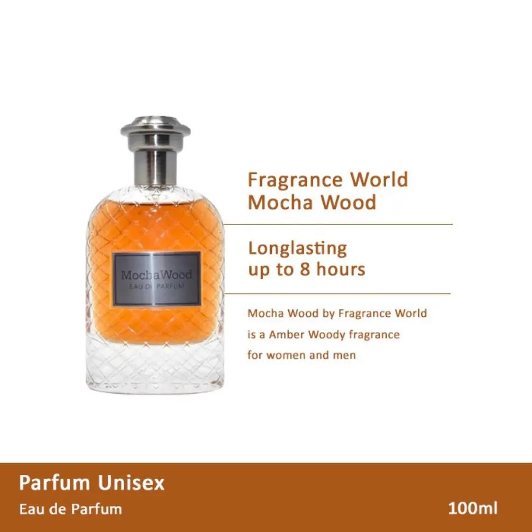 Mocha Wood Eau De Parfum 100ml Fragrance World - Image 3