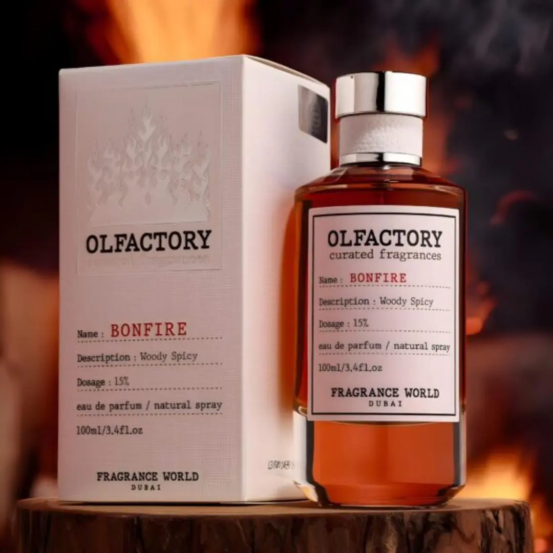 Olfactory Bonfire Eau De Parfum 100ml Fragrance World - Image 4