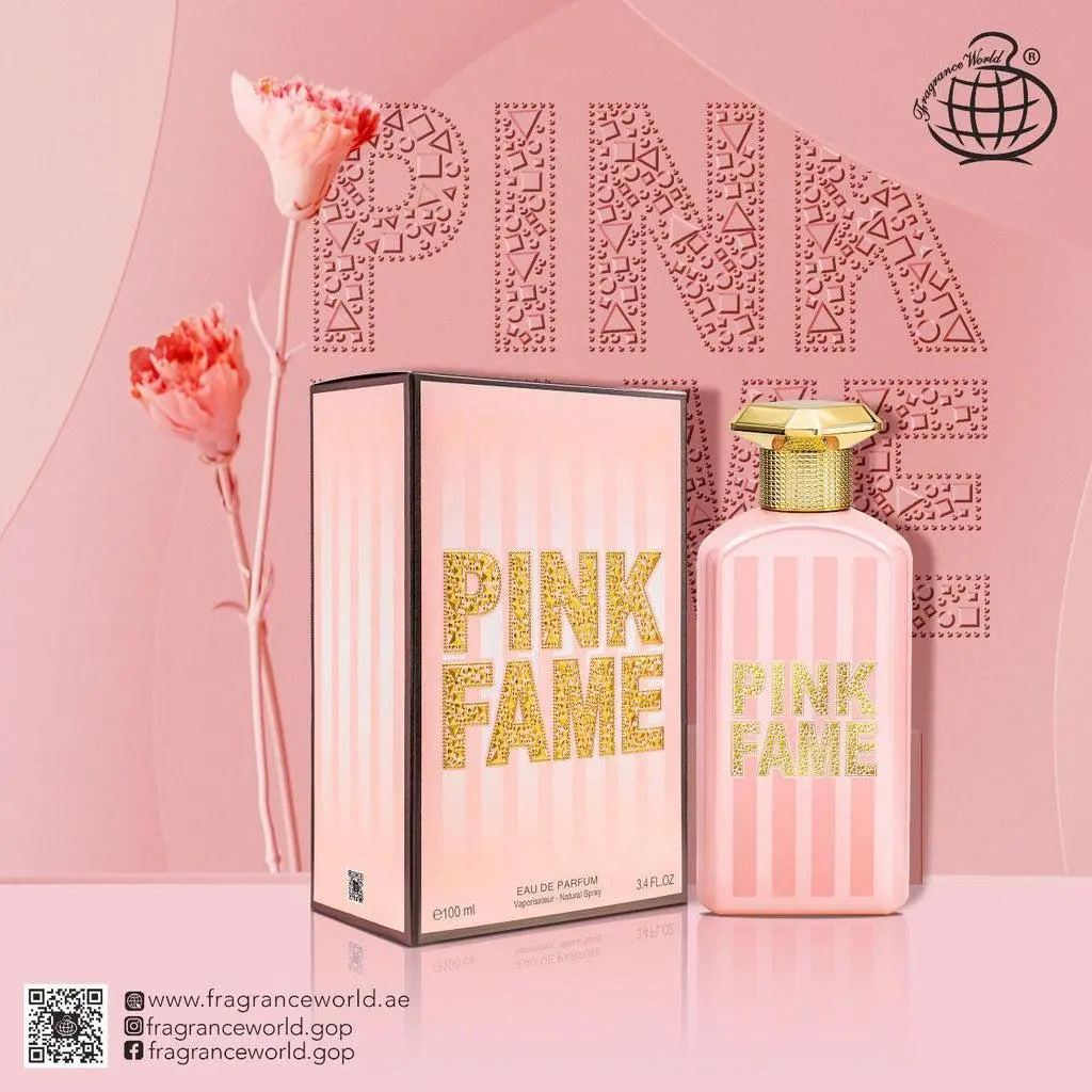 Pink Fame Perfume Eau de Parfum 100ml Fragrance World - Image 2