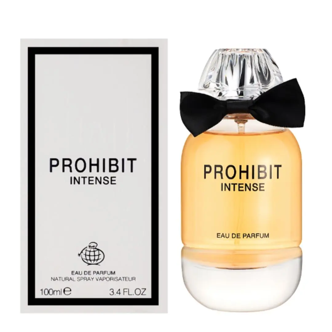 Prohibit Intense 100ml Eau De Parfum Fragrance World
