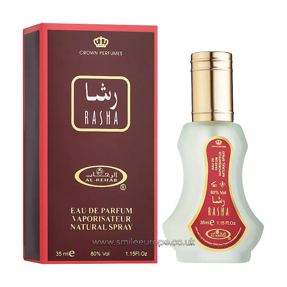 12x Rasha Perfume 35ml By Al Rehab