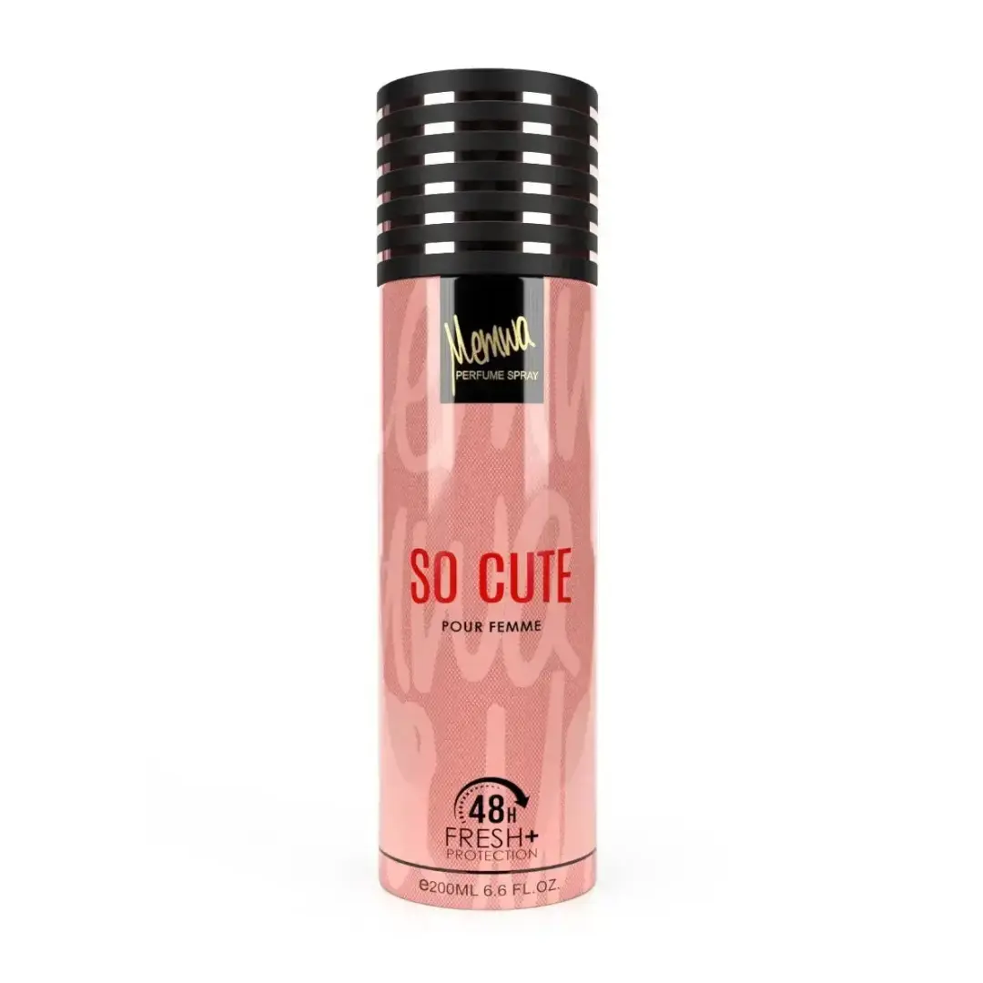 So Cute 6x Deodorant Body Spray 200ml Memwa by Gulf Orchid