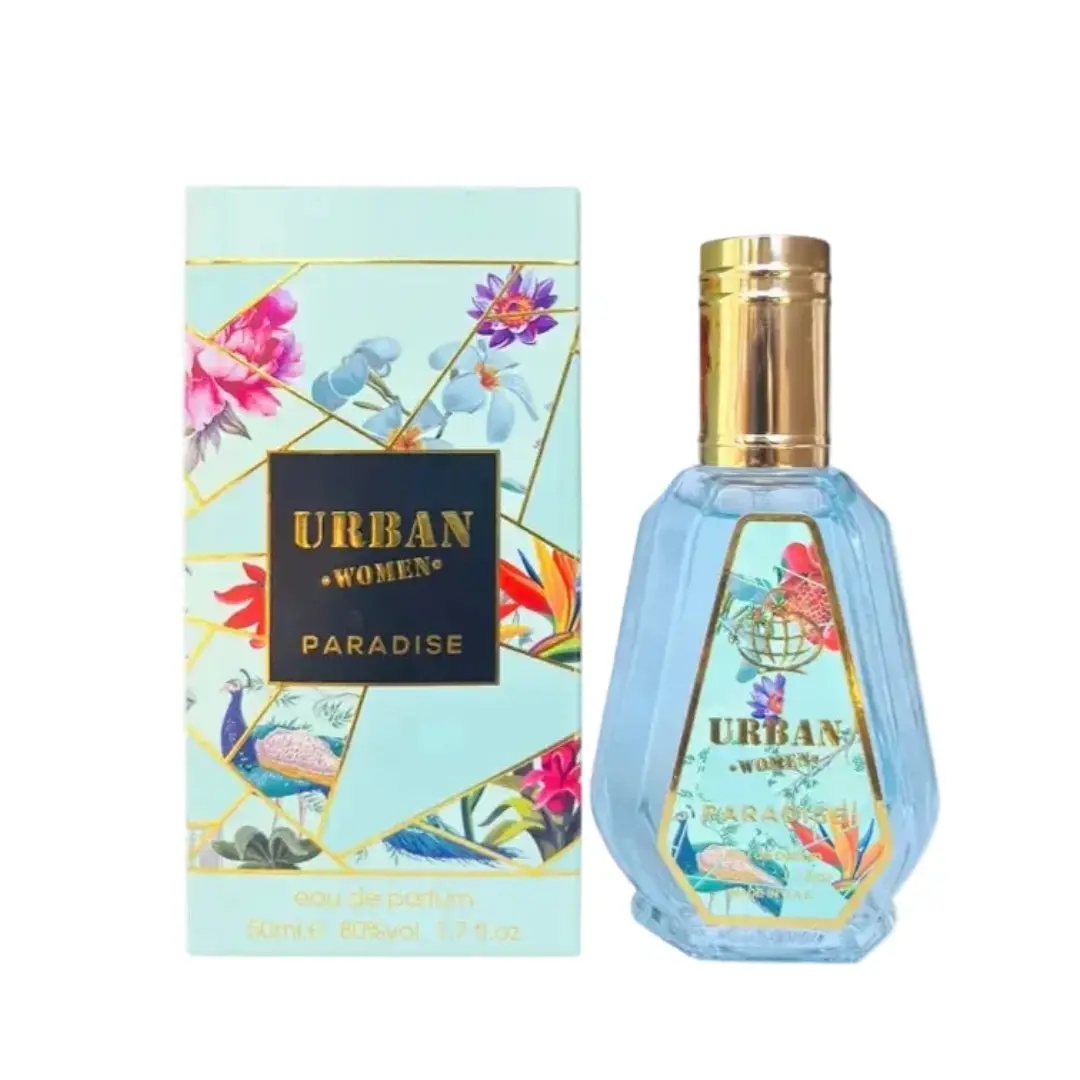 Urban Women Paradise EDP 50ml Fragrance World (12 Pieces Pack)