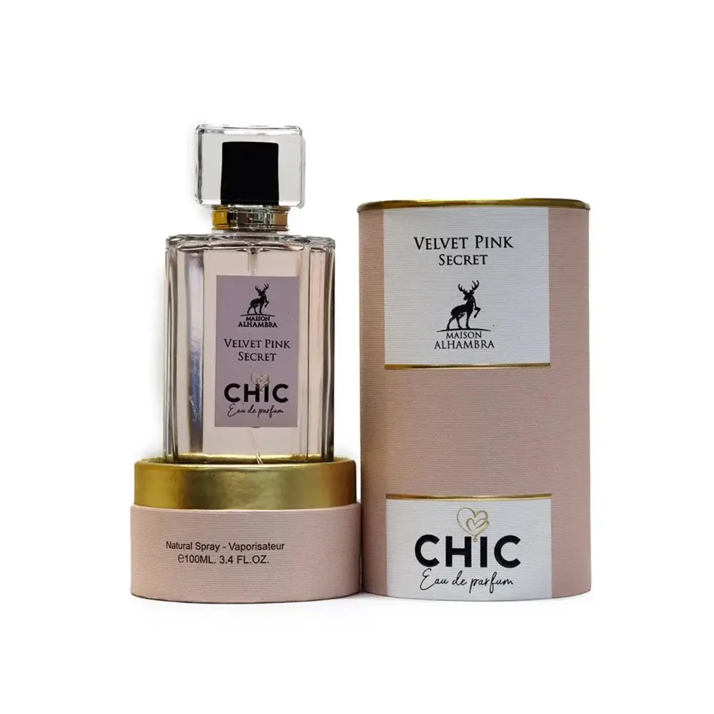 Velvet Pink Secret Chic 100ml Eau De Parfum Alhambra