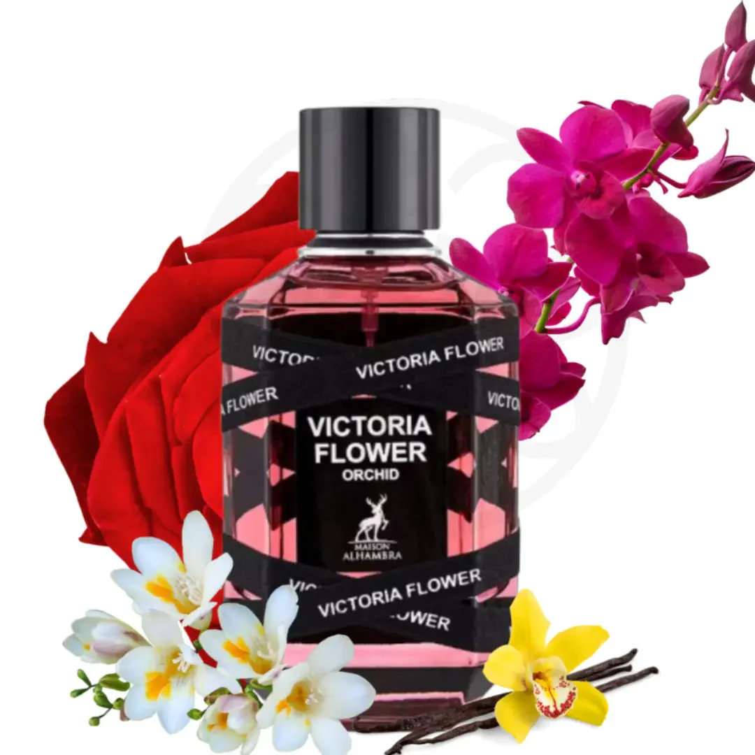 Victoria Flower Orchid 100ml Eau De Parfum Lattafa Alhambra - Image 2
