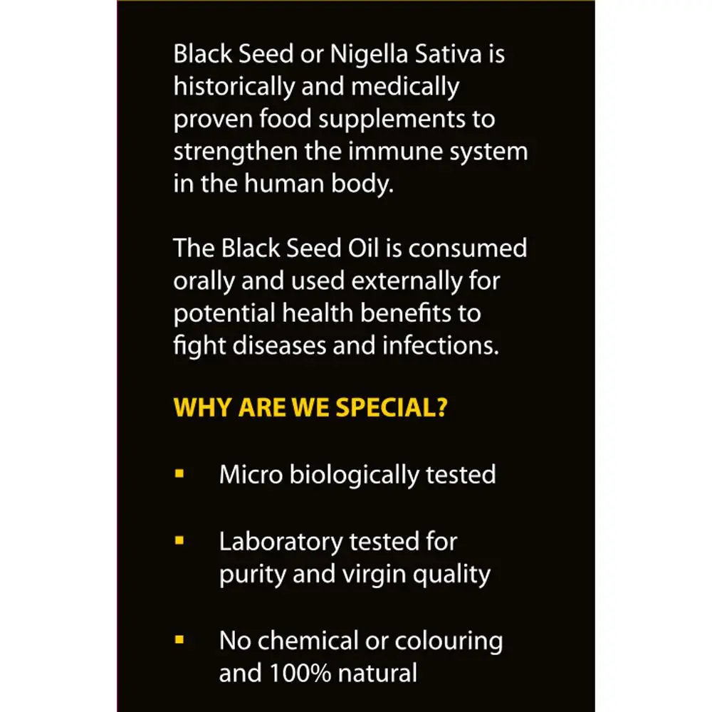 Virgin Black Seed Oil 100ml Pure & Authentic x12 - Image 2